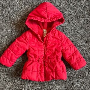Little Me 18M girls hooded coat